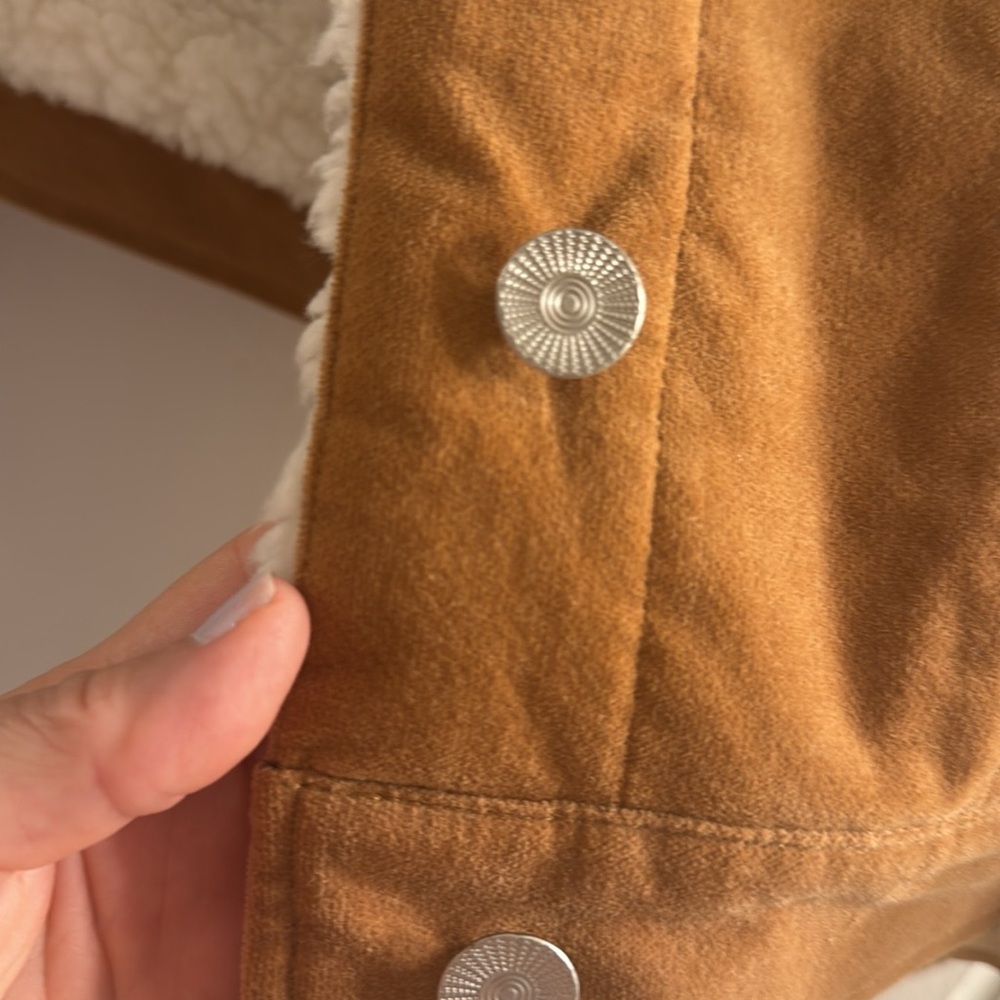 Brown Sherpa-Lined Jacket- Forever 21 - Picture 2 of 12